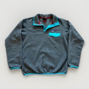 Patagonia Synchilla Snap-T Fleece Womens S Pullover 25455‎ Gray Gorpcore Sweater